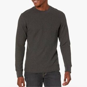 NWOT Theory Men's Gray Thermal Long Sleeve Shirt